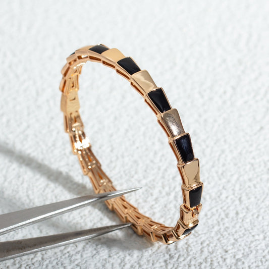 [Vicky]SERPENTI BRACELET PINK GOLD ONYX