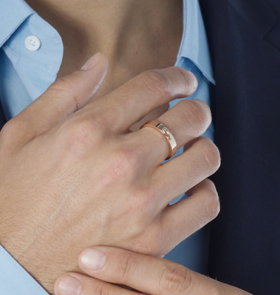 [Vicky]ALLIANCE LIENS VIDENCE 4MM RING