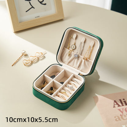Compact and Portable Luxurious and Exquisite Jewelry Box