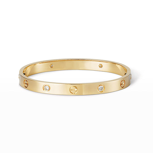 [Vicky]LOVE BRACELET 6.1MM 4 DIAMONDS