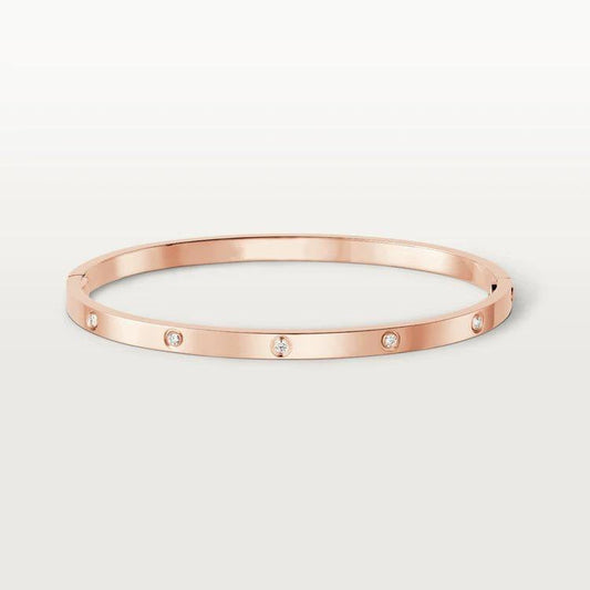 [Vicky]LOVE BRACELET 3.65MM 10 DIAMONDS