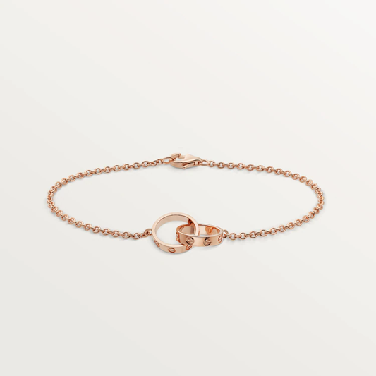 [Vicky]LOVE BRACELET DOUBLE RING