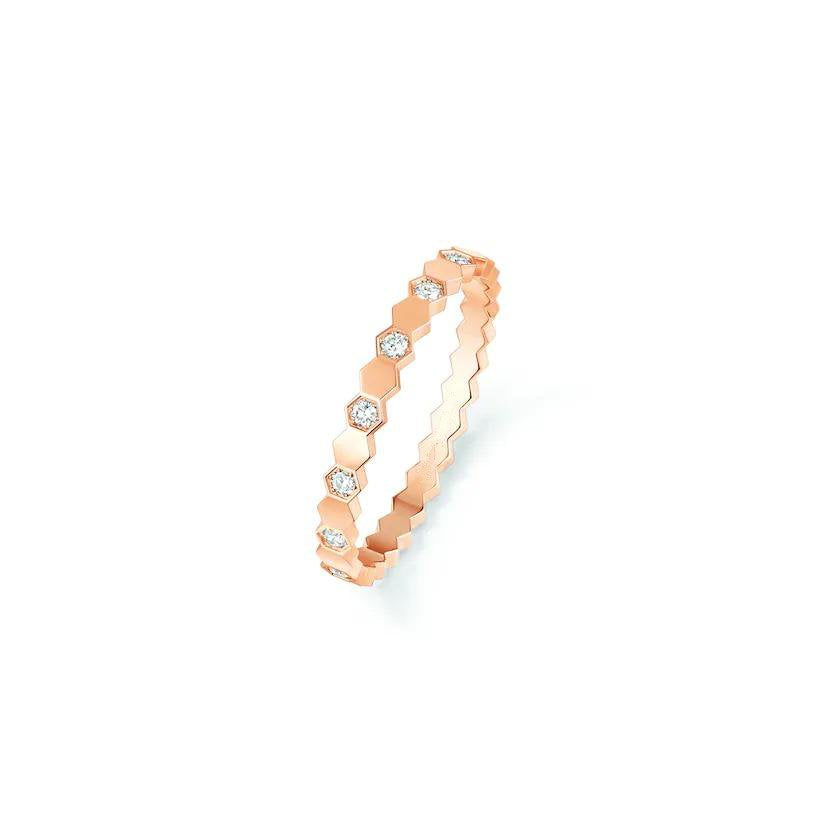 [Vicky]BEE LOVE RING PINK GOLD DIAMOND