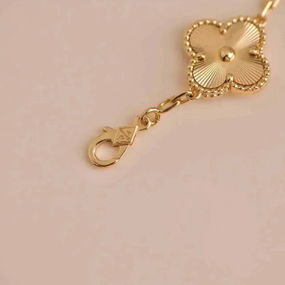 [Vicky]CLOVER 5 FLOWERS LASER BRACELET